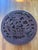 An exceptional Qing Dynasty circular architectural panel meticulously hand-carved with dynamic openwork and deep high-...