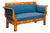 Antique Biedermeier Sofa in Walnut, 1800s For Sale