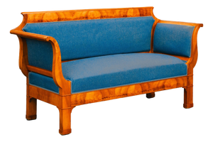 Antique Biedermeier Sofa in Walnut, 1800s
