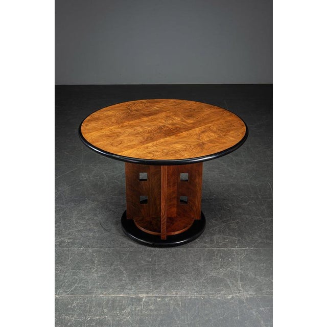 Wood Art Deco Style Side Table, 1980s For Sale - Image 7 of 14