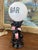 American Mid 20th Century American Novelty Bar Lamp With Ceramic Drunk Man and Frosted Globe Shade For Sale - Image 3 of 9