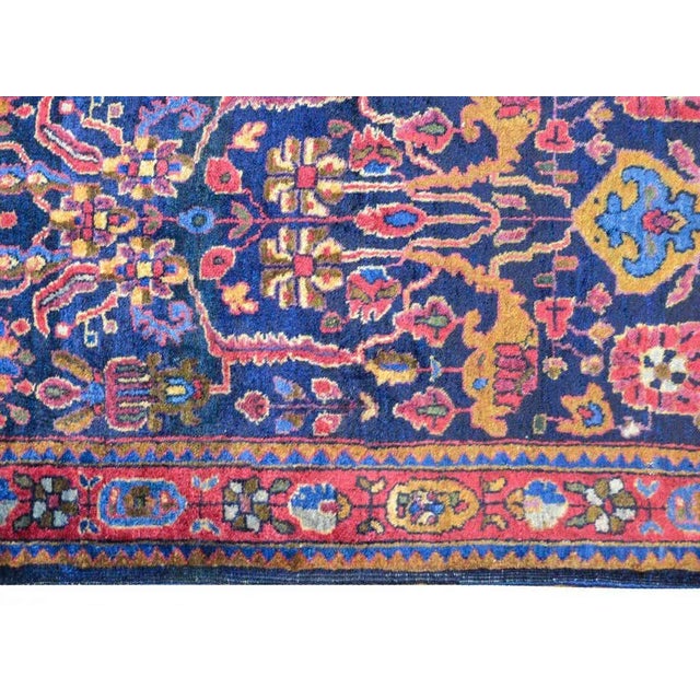 Textile Early 20th Century Kashan Rug For Sale - Image 7 of 9