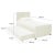 Cream Angela Velvet Cream Trundle in Twin For Sale - Image 8 of 8