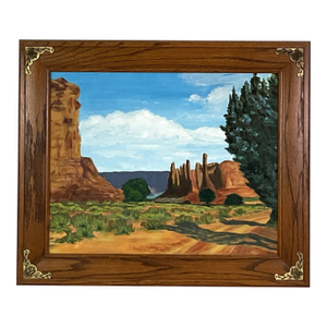 Southwest Landscape-Oil on Board – 22x26-Unsigned