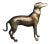Mid 20th Century Bronze Figure of Greyhound For Sale