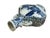 Elevate your collection or interior space with this exquisite antique Chinese blue and white porcelain garlic-mouth vase...