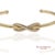 Tiffany & Co. Infinity Cuff 18k 750 Yellow Gold Natural Diamond Bangle Bracelet For Sale In New York - Image 6 of 11