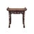 Chinese Rosewood Mother of Pearl Tall Shrine Offering Altar Console Table For Sale - Image 4 of 11