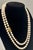 Vintage Cultured Akoya Pearl Strand Necklace Opera Length with Diamond Clasp For Sale - Image 11 of 18
