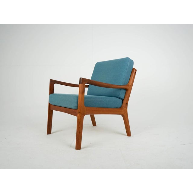 Wood Senator Armchair in Teak by Ole Wanscher for France and Son, 1950s For Sale - Image 7 of 16