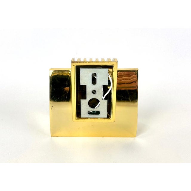 Brass Arqui Sconce by Arch M. Sergi and Oscar Devesa for Metalarte, 1980s For Sale - Image 15 of 18