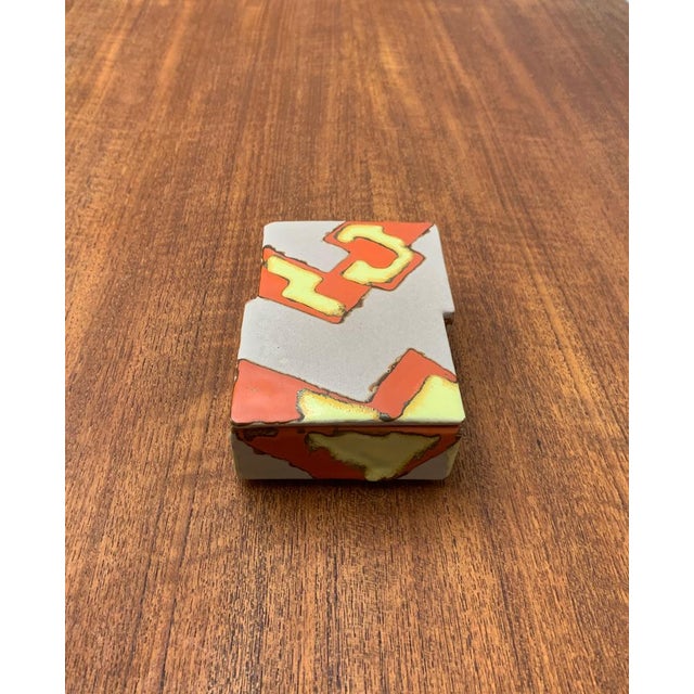 Mid-Century German Ceramic Box with Lid, 1960s For Sale - Image 12 of 18