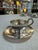 Italian Silver-Plate Tea Cup and Saucer Set, 12 Pieces, Mid-Century For Sale - Image 9 of 17
