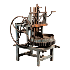 C. 1860s Rotating Wood and Cast Iron Meat Chopper