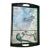 1980s Michel Design Works Green Parrot Tray. For Sale