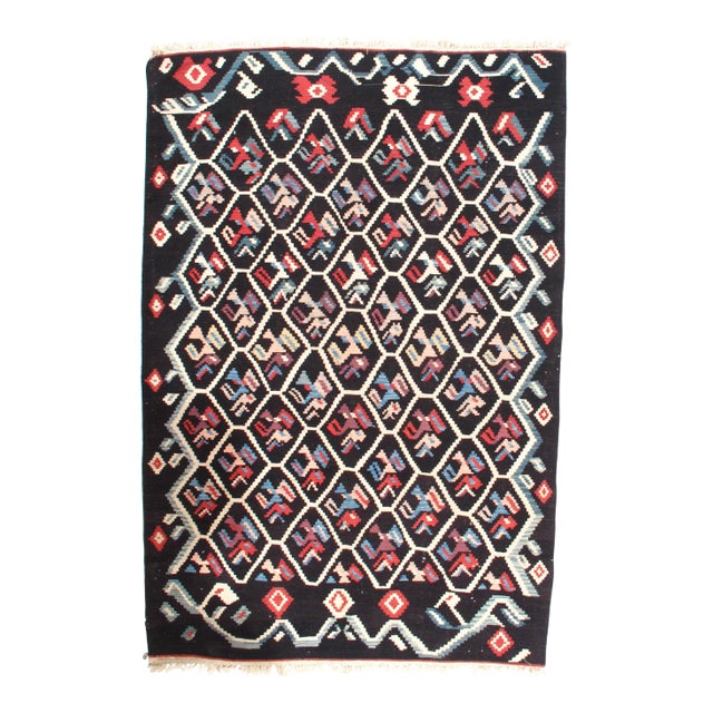Pasargad NY Turkish Kilim Rug - 6'1" x 9'1" For Sale