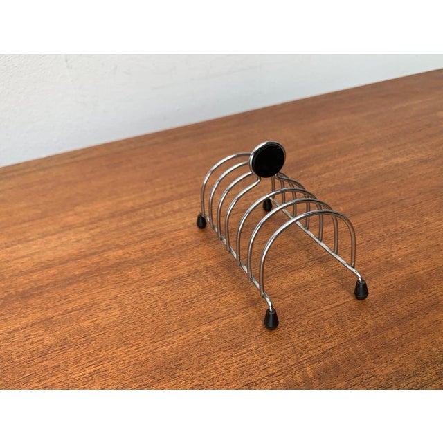 Metal Postmodern Minimalist Toast or Letter Rack from Tomado Holland, 1970s For Sale - Image 7 of 18