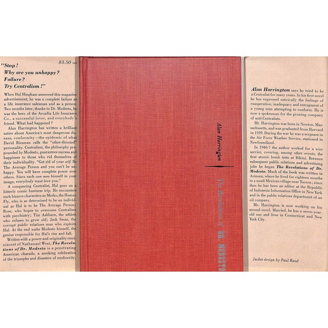 Traditional "The Revelations of Dr. Modesto" 1955 Harrington, Alan For Sale - Image 3 of 6