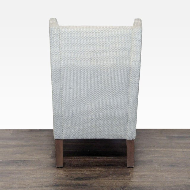 2010s Holly Hunt Modern Darder Wingback Lounge Chair in “Black Magic” Upholstery For Sale - Image 5 of 9