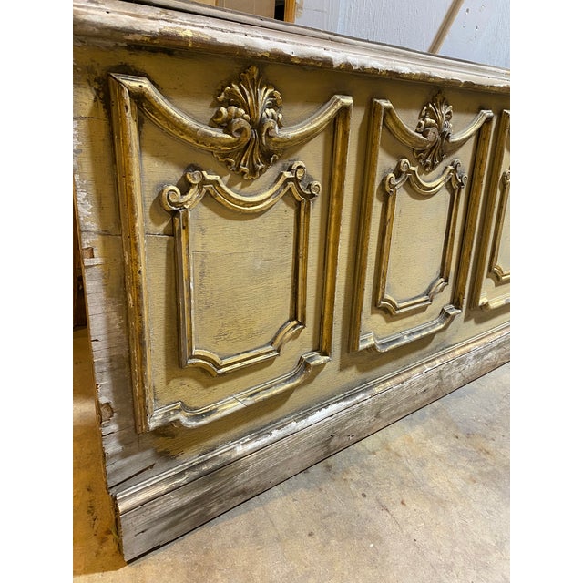 Antique French Boiserie Architectural Element or Headboard For Sale - Image 4 of 7
