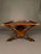 Vintage Campaign Style Mahogany Coffee Table With Removable Leather-Lined Trays & Brass Accents, Circa 1980 For Sale - Image 10 of 13