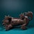 Vintage Silver-Inlaid Bronze Unicorn Figure - Mythical Beast Sculpture For Sale - Image 9 of 9