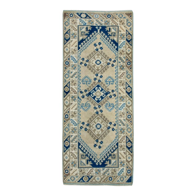 Turkish Vintage Rug 2'7" x 6'3" #20700 For Sale