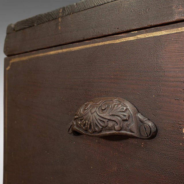 1900s Antique Victorian English Pine Merchant's Tool Chest For Sale - Image 11 of 13