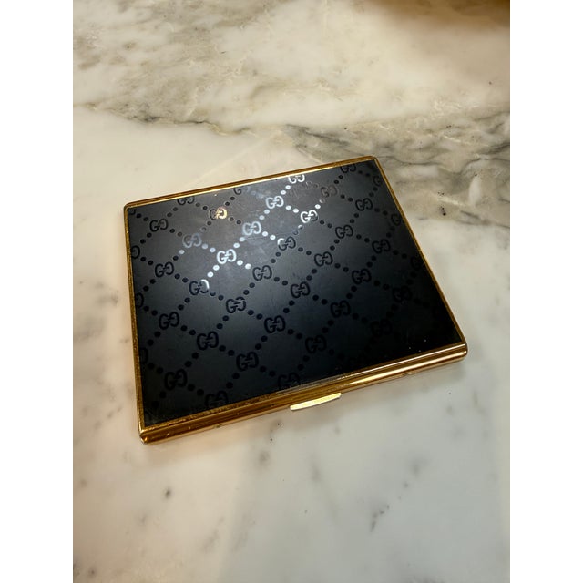1970s Vintage Gucci Blue Lacquer Cigarette Case, Italy, 1970s For Sale - Image 5 of 8