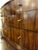 Contemporary Bernhardt rosewood chest featuring a refined silhouette with subtle Art Deco-inspired hardware. The piece...
