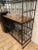 Metal 1970sv Large Kitchen Wrought Iron Wine Storage Rack 92" For Sale - Image 7 of 9