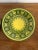 Yellow Vintage Mexican Pottery Chip & Dip Serving Set Hand Painted Yellow Green 2Pc For Sale - Image 8 of 14
