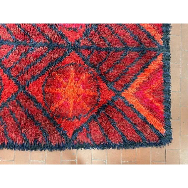 Nordic Rug, 1960s For Sale - Image 3 of 5