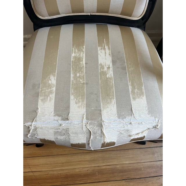 J. Robert Scott Vintage J. Robert Scott Camelback Arm Chairs a Pair For Sale - Image 4 of 6