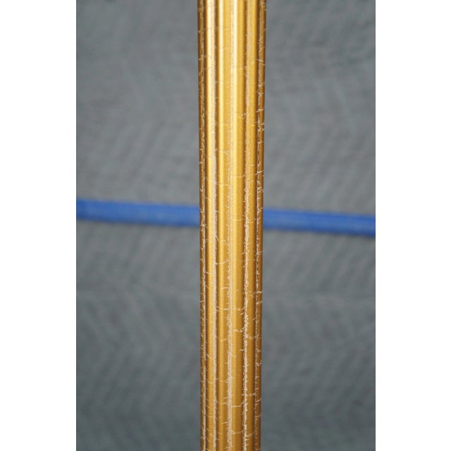 Mid 20th Century Stiffel Hollywood Regency Gold Pineapple Floor Lamp For Sale - Image 5 of 12