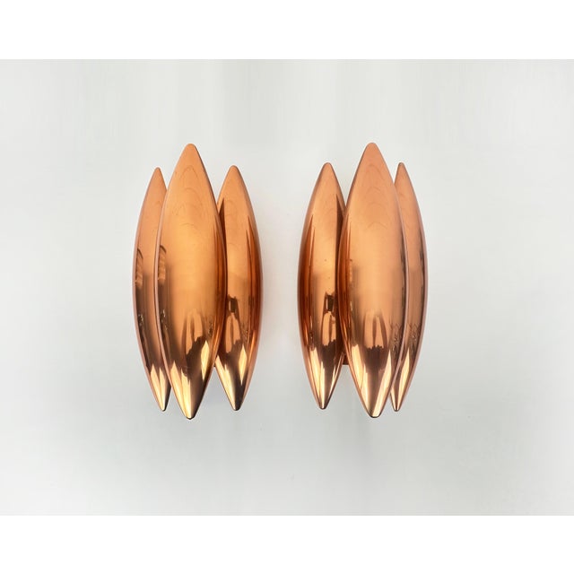Copper Kastor Wall Lamps by Jo Hammerborg for Fog & Mørup, 1960s, Set of 2 For Sale - Image 15 of 15