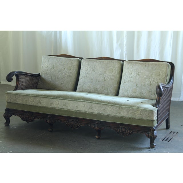 French Bergere Sofa, Denmark, 1900s For Sale - Image 6 of 17