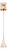Ido F4 Floor Lamp in Marble and Brass by Jonathan Amar Studio For Sale