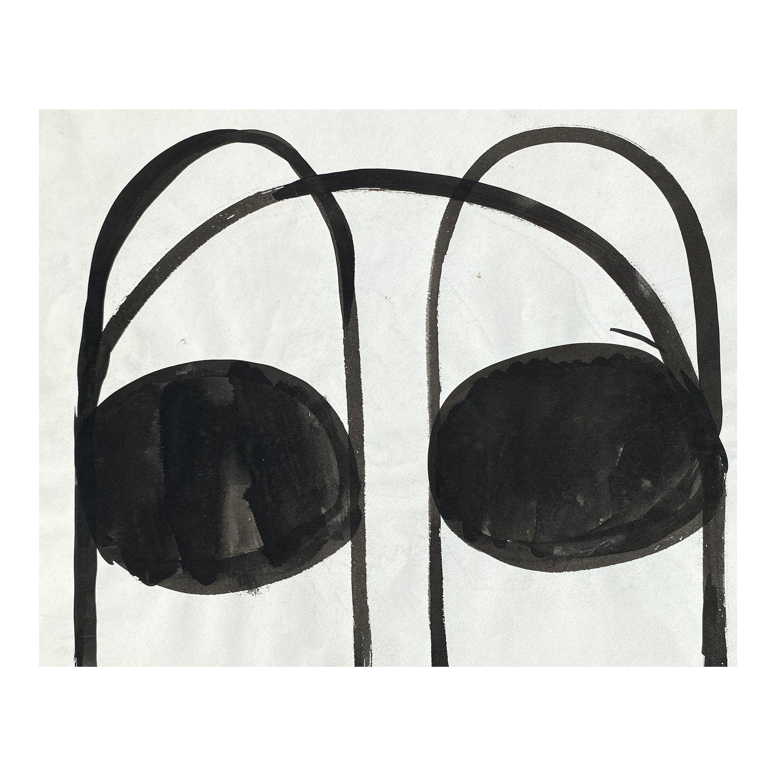 1950s Frank Wallace Abstract Painting Chairish