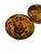Vintage Hand Blown Tortoise Shell Margarita Glasses - Set of 2 For Sale - Image 10 of 10