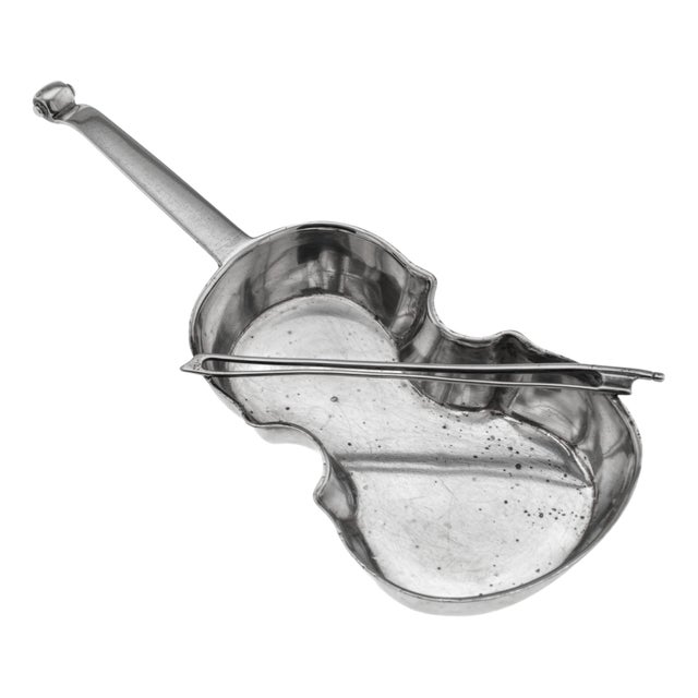 Antique Edwardian Silver Cello Ashtray from Hukin & Heath, 1905 For Sale