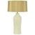 1960s Glazed White Bamboo Relief Ceramic Table Lamp For Sale - Image 5 of 5