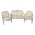 French Louis XV Painted Sofa and Two Fauteuils Parlor -Set of 3 For Sale