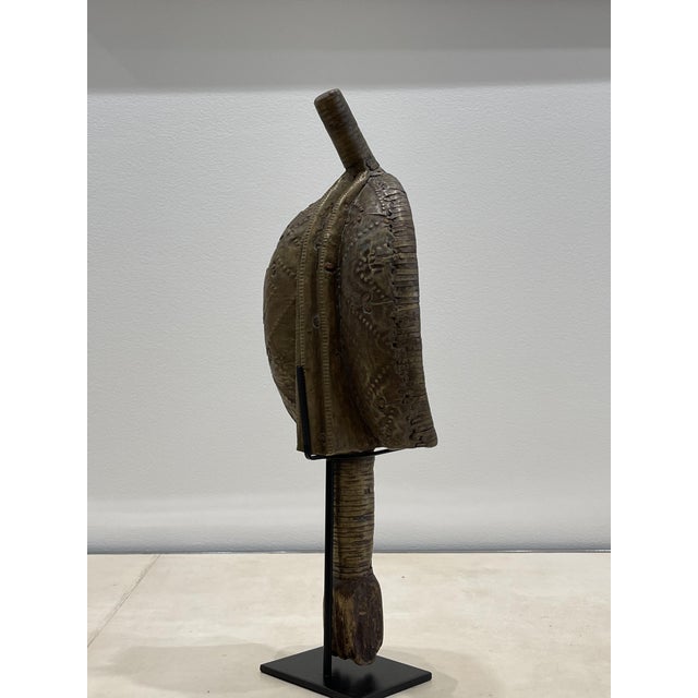 Brass & Copper & Leather Kota Reliquary, Gabon, 1925 For Sale - Image 9 of 14