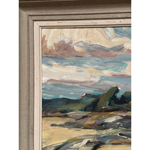 Georg Andersson, Mountains Landscape, 1950s, Oil Painting on Canvas, Framed For Sale - Image 6 of 17