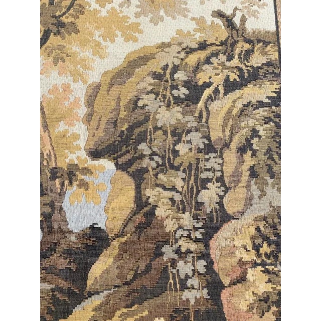 Vintage French Aubusson Style Jacquard Tapestry For Sale - Image 12 of 18