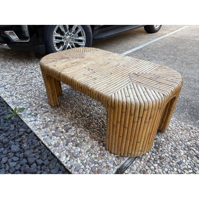 Vivai del Sud 1960s Mid-Century Bamboo Cocktail Table For Sale - Image 4 of 11