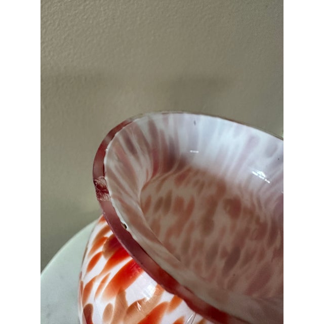 Burnt Orange Vintage Mid-Century Modern Handblown Art Glass Small Vases For Sale - Image 8 of 8