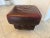 Chesterfield Stool in Leather For Sale - Image 4 of 9