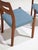 Teak and Blue Dining Chairs from Emc Møbler, Denmark, 1960s, Set of 4 For Sale - Image 9 of 18